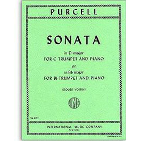 Sonata in D major for trumpet C/Bb and piano - Purcell
