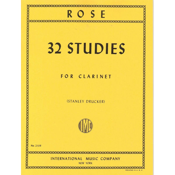 32 Studies, Rose, Klarinett