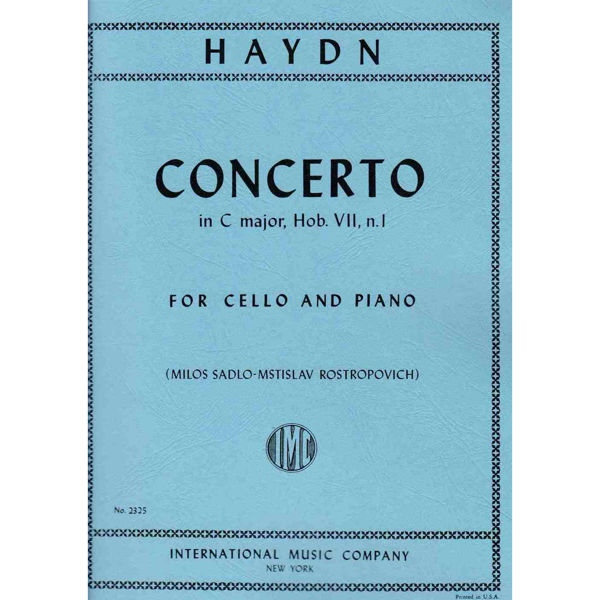 Haydn Concerto in C major, Hob Vii, n.1, for Cello and Piano