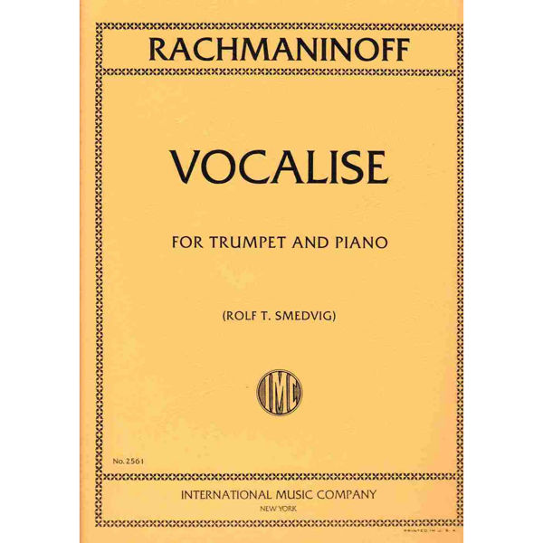Vocalise Op.34 No.14 Trumpet and Piano, Rachmaninoff