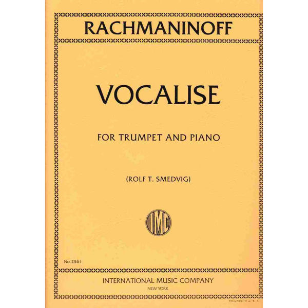 Vocalise Op.34 No.14 Trumpet and Piano, Rachmaninoff