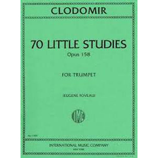 70 Little Studies Opus 158 for Trumpet - Clodomir