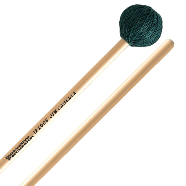 Vibrafonkøller Innovative Percussion IP1005, Jim Casella, Rattan, Medium Vibraphone, Cord