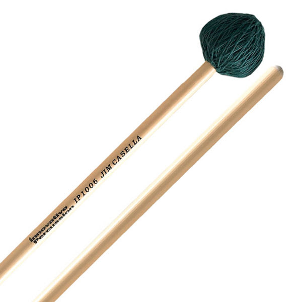 Vibrafonkøller Innovative Percussion IP1006B, Jim Casella, Birch, Hard Vibraphone, Cord