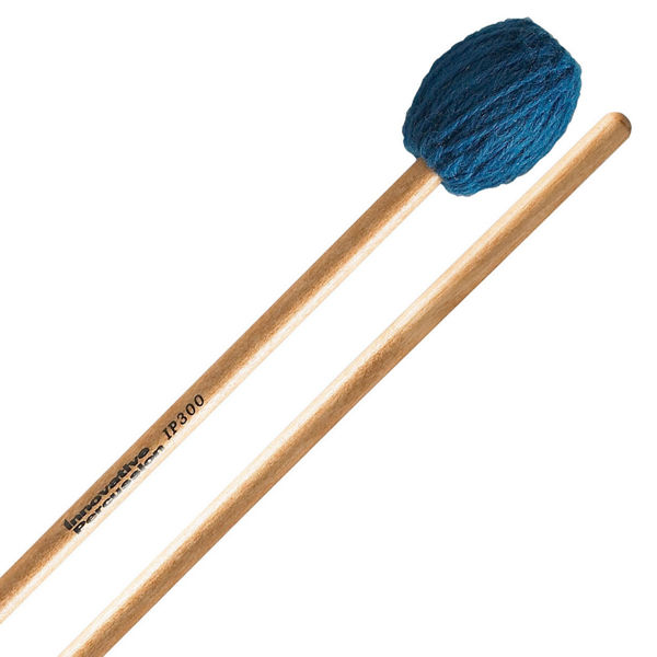 Marimbakøller Innovative Percussion IP300, Solist Series, Birch, Medium Hard