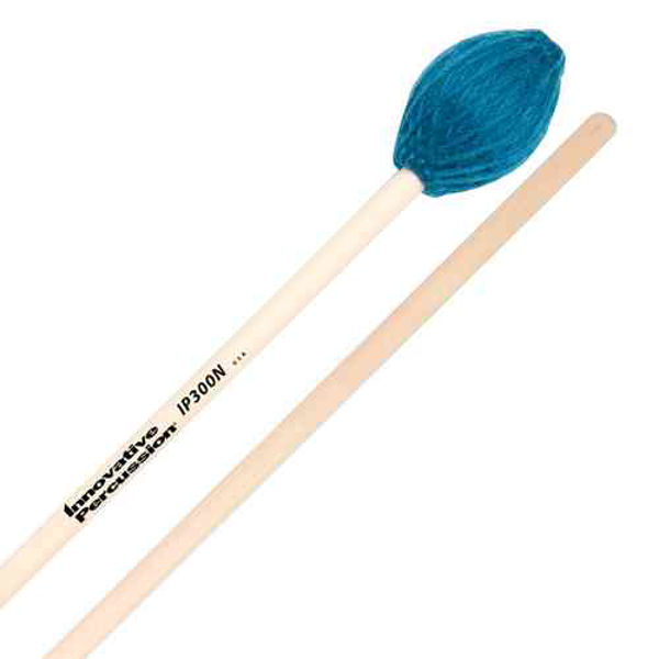 Marimbakøller Innovative Percussion IP300N, Solist Series, Natural Birch, Medium Hard