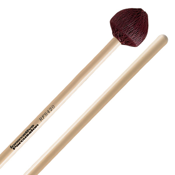 Vibrafonkøller Innovative Percussion FS420, Field Series, Rattan, Hard Marimba