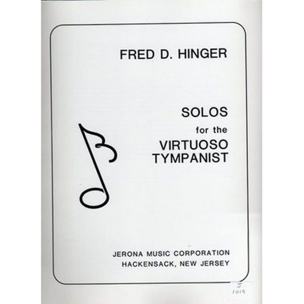 Solos For The Virtuoso Tympanist, Fred Hinger