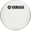 Stortrommeskinn Yamaha, 31224YB, P3 Smooth White, Classic Logo, 24