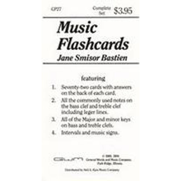 Bastien Music Flashcards