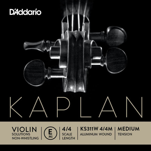 Fiolinstreng Kaplan D'Addario 1E Non-Whistling Aluminium Wound Medium Tension