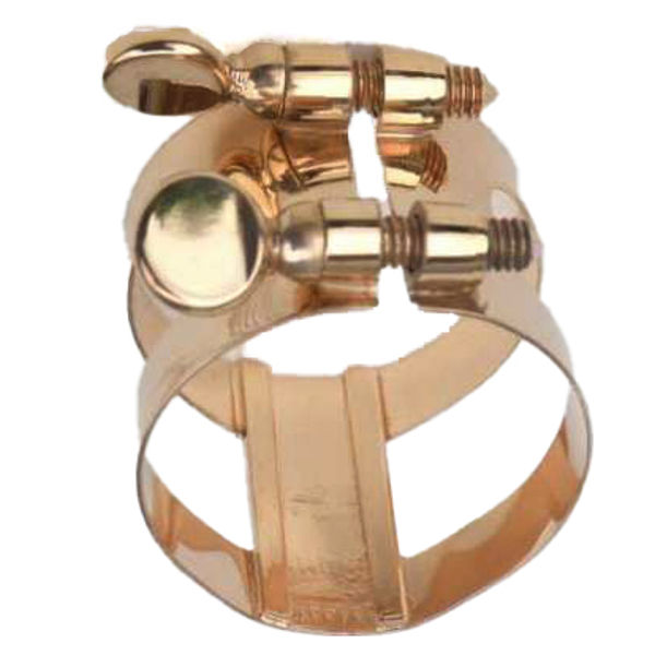 Ligature Klarinett Bb Bonade Inverted Nickel