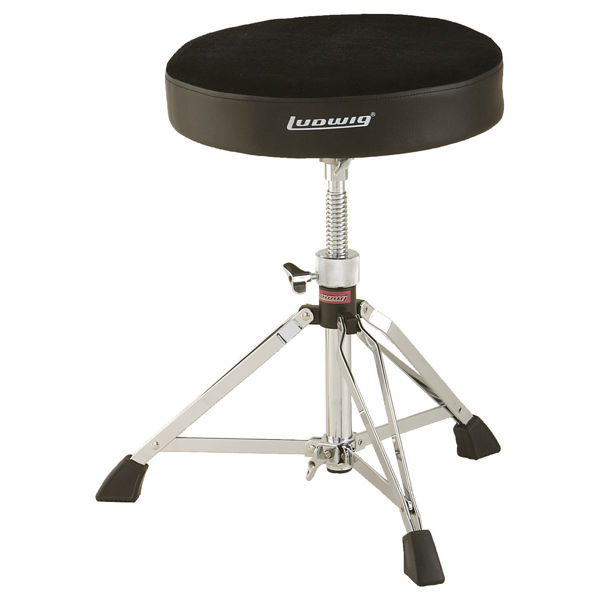 Trommestol Ludwig L348TH, Round - Standard - Double Brace - Fabric Top