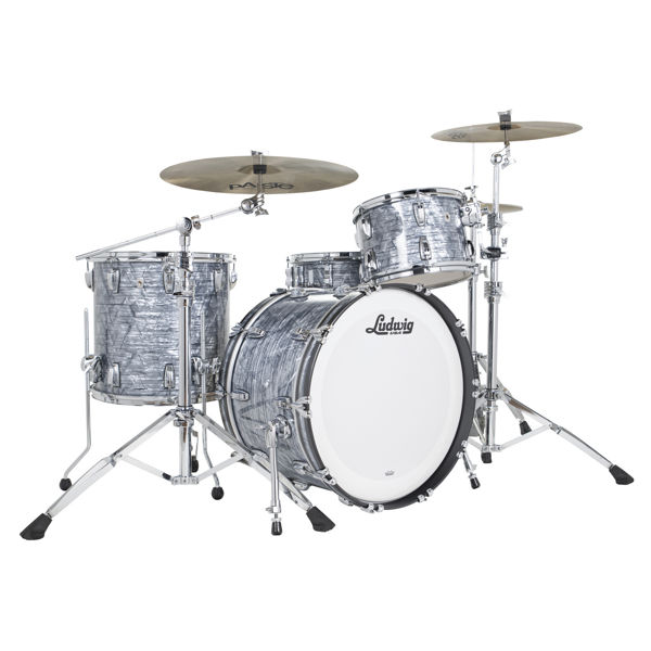 Slagverk Ludwig Classic Oak Fab 22 Shell Pack, m/Triad Mount, Sky Blue Pearl