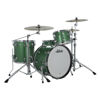 Slagverk Ludwig Classic Oak Fab 22 Shell Pack, m/Triad Mount, Green Sparkle