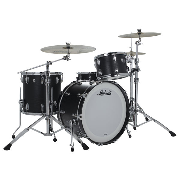 Slagverk Ludwig Classic Oak Fab 22 Shell Pack, m/Triad Mount, Night Oak