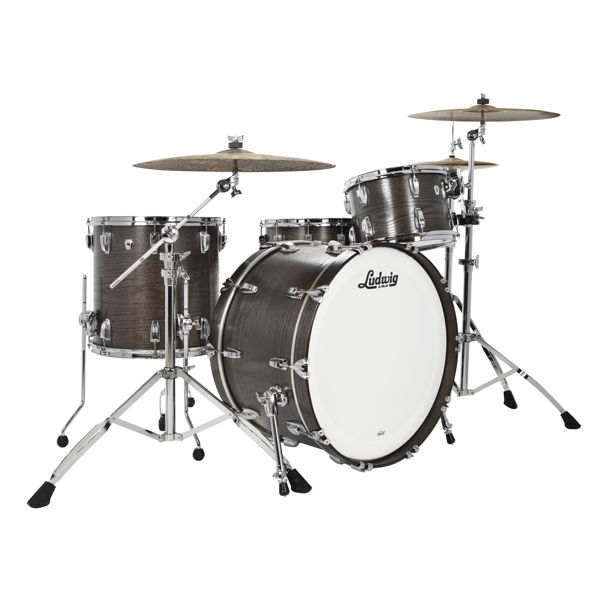 Slagverk Ludwig Classic Oak Pro Beat 24 Shell Pack, m/Triad Mount, Smoke