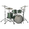 Slagverk Ludwig Classic Maple Mod 22 Shell Pack, m/Atlas Mount, Green Sparkle