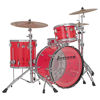 Slagverk Ludwig Vistalite Fab 22 Shell Pack, Pink Vistalite