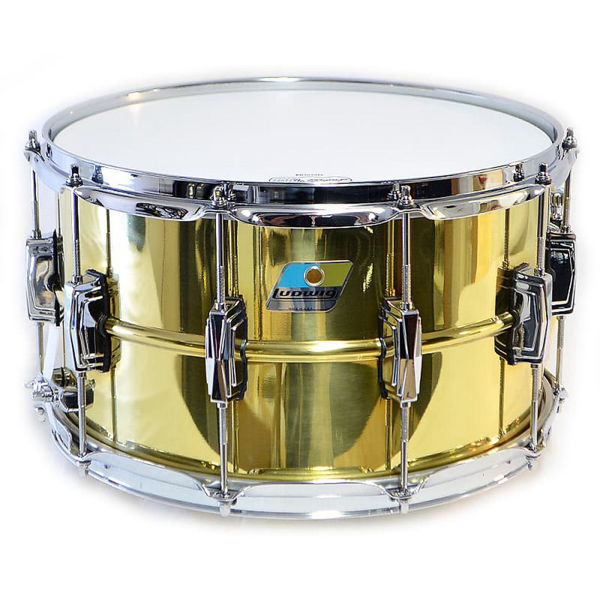 Skarptromme Ludwig Brass LB488, Super Brass Shell, 14x8, Imperial Lugs