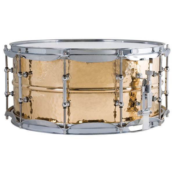 Skarptromme Ludwig Bronze Supraphonic LB552KT, 14x6,5, Hammered Shell, Tube Lugs