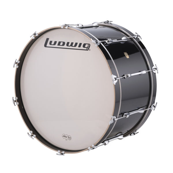 Konsertstortromme Ludwig LECB28, 28x14, Wrap, Smooth White Head