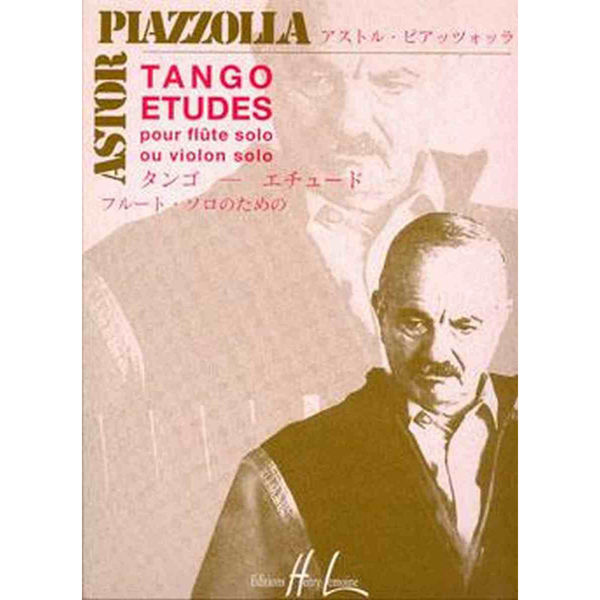 Tango - Etudes (6). Astor Piazzolla. Flute or Violin