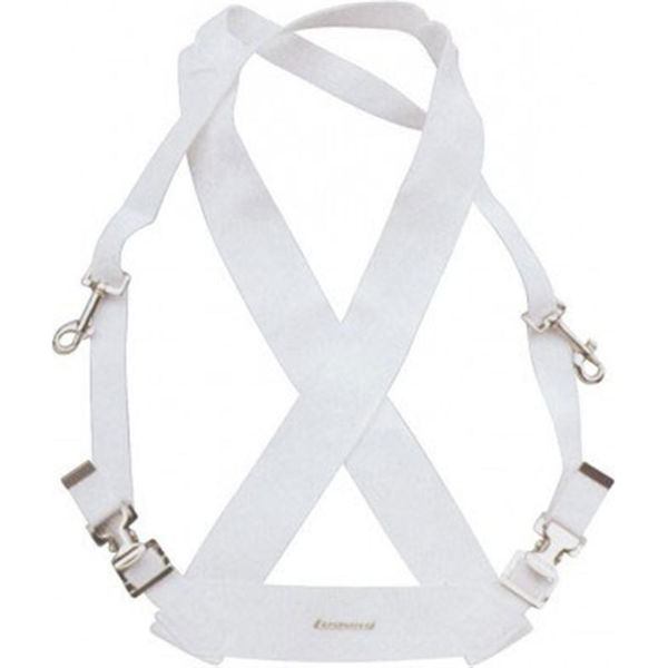 Bandolær Ludwig LF349W, Cadet Bass Drum Sling, White