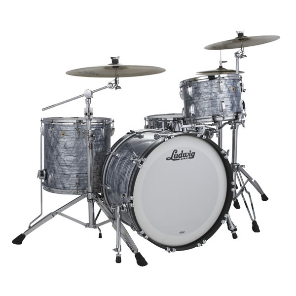 Slagverk Ludwig Legacy Mahogany Fab 22 Shell Pack, m/Classic Mount, Sky Blue Pearl