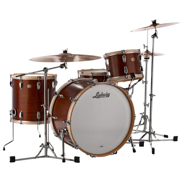 Slagverk Ludwig Legacy Mahogany LLC54433LXVBCX, 24 Shell Pack, m/Classic Mount, Mahogany, Van Buren 110th Anniversary