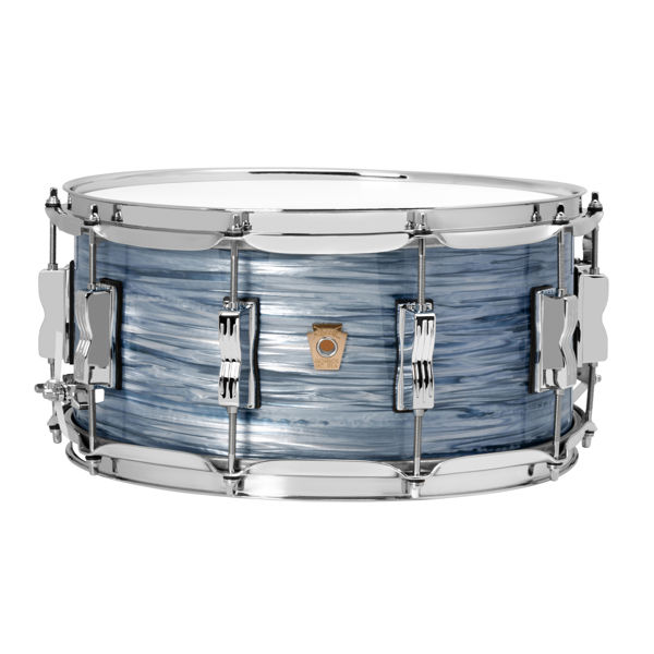 Skarptromme Ludwig Legacy Mahogany LLS564XX2QW8, 14x6,5, Vintage Blue Oyster, 8-Lug