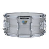 Skarptromme Ludwig Acrolite Aluminum LM405C, 14x6,5, Brushed Aluminum Finish w/Chrome Hardware