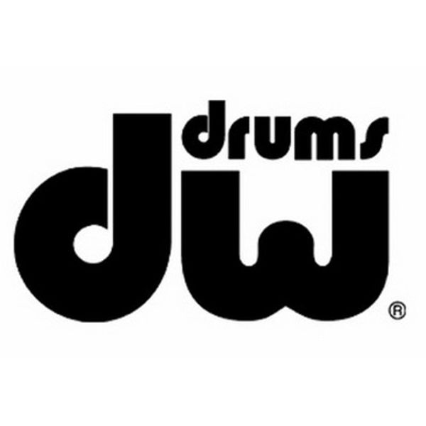 Logo DW, Black, Til Stortrommeskinn