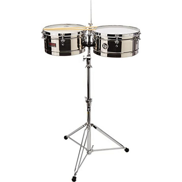 Timbales LP, LP1314-S, 13-14 Prestige Steel m/Stativ