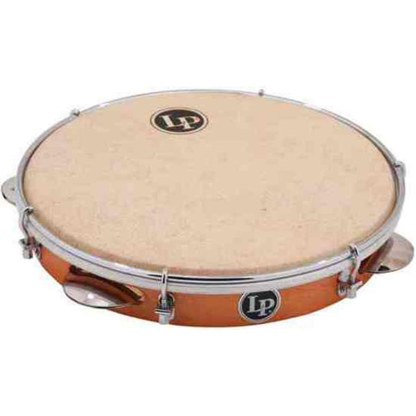 Pandeiro LP, LP3010N, Rio 10 Wood, Natural Head m/Bag