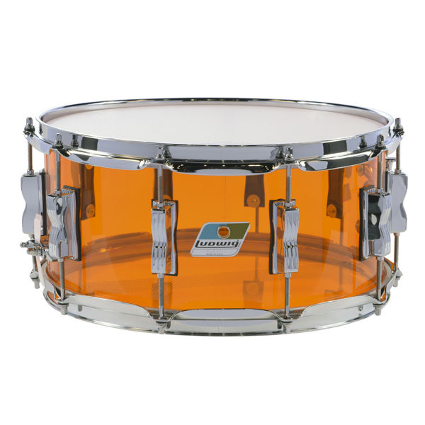 Skarptromme Ludwig Vistalite LS903VXX47, 14x6,5, Amber Vistalite