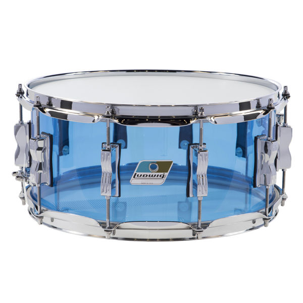 Skarptromme Ludwig Vistalite LS903VXX55, 14x6,5, Blue Vistalite