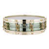 Skarptromme Ludwig Black Magic LW0414CP, Carl Palmer, 14x3,7, Green Beaded Brass, Brass Hardware, Die-Cast Hoops