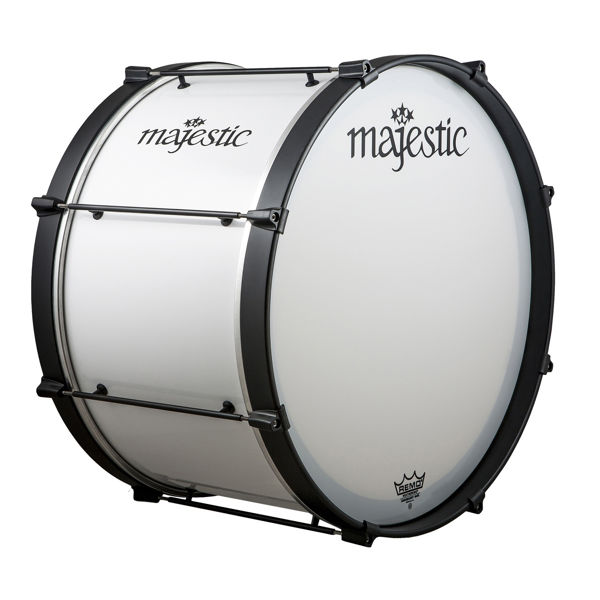 Marsjstortromme Majestic LWB1614, Light Weight Series 16x14, White, 3,4kg