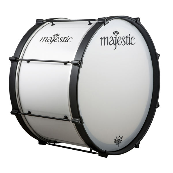 Marsjstortromme Majestic LWB2014, Light Weight Series 20x14, White, 4,4kg