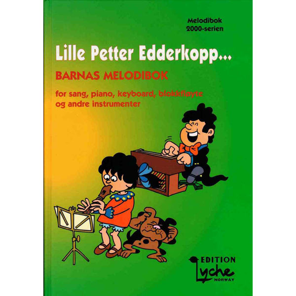 Lille Petter Edderkopp, Barnas Melodibok. Piano