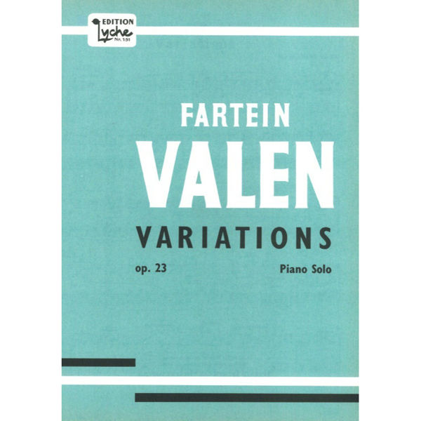 Variations Op.23, Fartein Valen - Piano