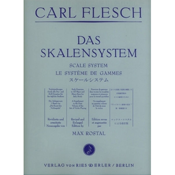 Scale System for Violin/ Das Skalensystem - Carl Flesch (Max Rostal)