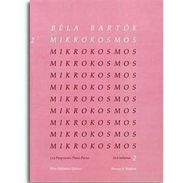 Mikrokosmos vol 3, Bela Bartok. Piano