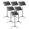 Notestativ Manhasset #5206CA, Voyager Concertino Stand, Black, Trinnløs, 6 Stk