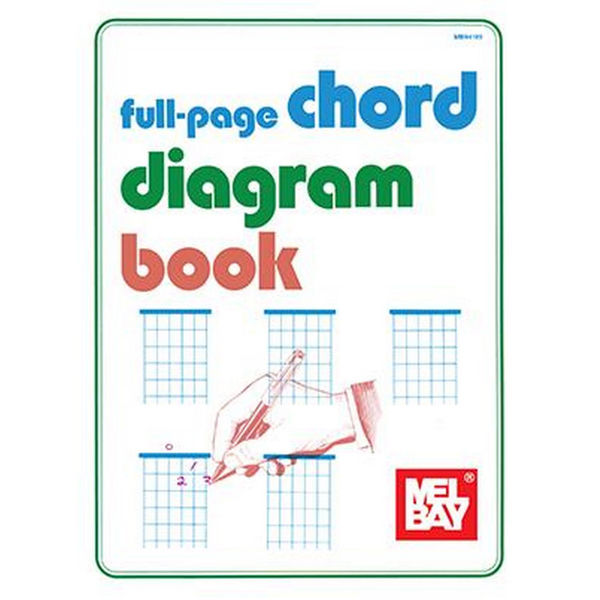 Noteblokk Chord Diagram Book - Tear Out. Gitar