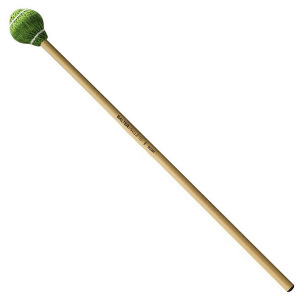 Vibrafonkøller Balter Mallets B22R, Pro Vibe Series, Medium Hard, Green, Rattan Handle