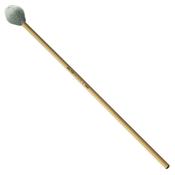 Marimbakøller Balter Mallets B82R, Contemporary Series, Medium Hard, Green Yarn, Rattan Handle