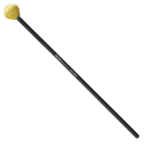 Vibrafonkøller Balter Mallets BBB4, Balter Basic, Hard, Yellow Blue Cord, Black Birch Handle