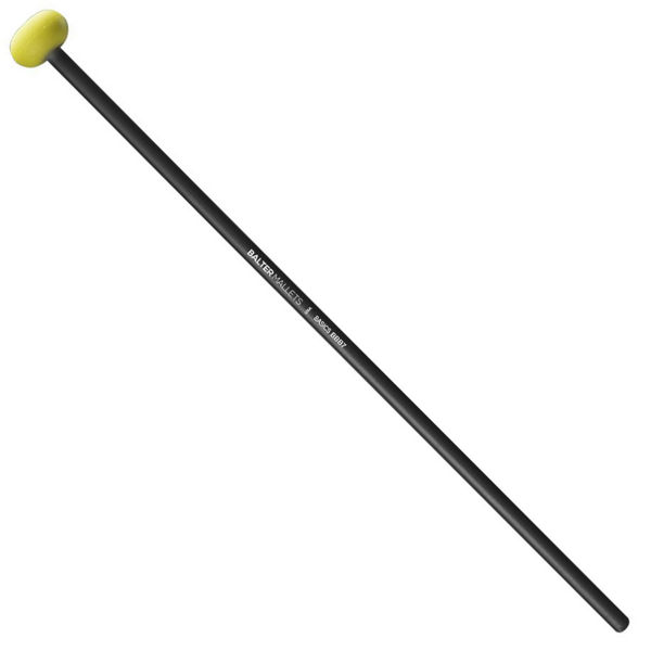 Xylofonkøller Balter Mallets BBB7, Balter Basic, Hard, Yellow Rubber, Black Birch Handle